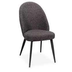 CHAISE DÉCO EN TISSU DOSSIER HAUT MILAINE