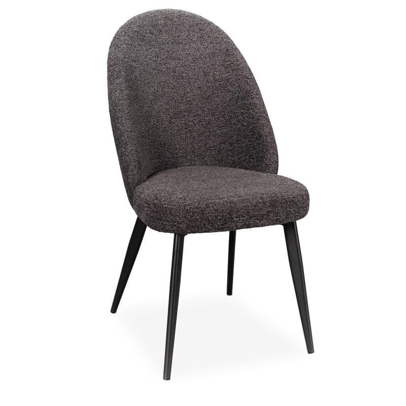 CHAISE DÉCO EN TISSU DOSSIER HAUT MILAINE