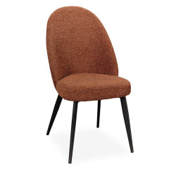 CHAISE DÉCO EN TISSU DOSSIER HAUT MILAINE