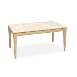 TABLE EN BOIS ET CÉRAMIQUE EXTENSIBLE RIVIERA