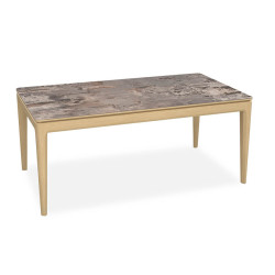 TABLE EN BOIS ET CÉRAMIQUE EXTENSIBLE RIVIERA