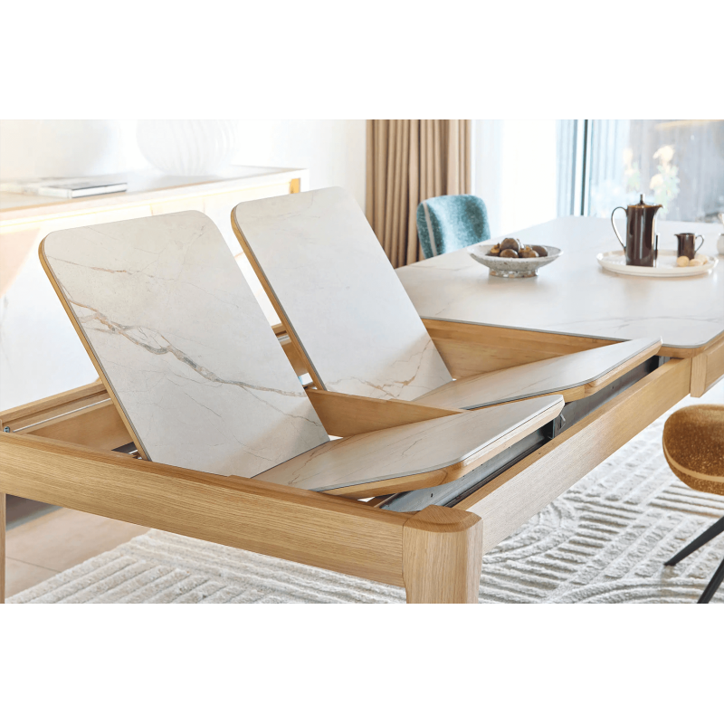 Table en Bois et Céramique Extensible RIVIERA - Le Chaisier