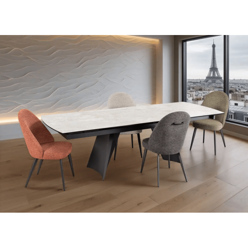 TABLE EN CÉRAMIQUE GRANDE EXTENSION AZALÉE