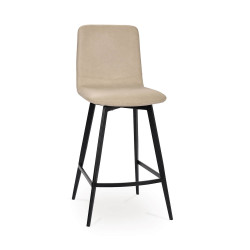 TABOURET SNACK EN SIMILICUIR PIVOTANT YUMI