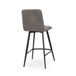 TABOURET SNACK EN SIMILICUIR PIVOTANT YUMI
