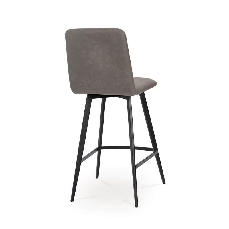 TABOURET SNACK EN SIMILICUIR PIVOTANT YUMI