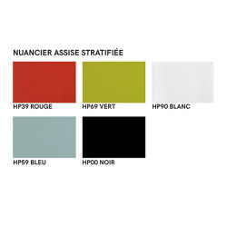 Chaise Rétro VINTAGE de Style Écolier en Bois et Métal - Le Chaisier