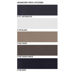 Chaise de Cuisine Contemporaine en Similicuir ROMY - Le Chaisier