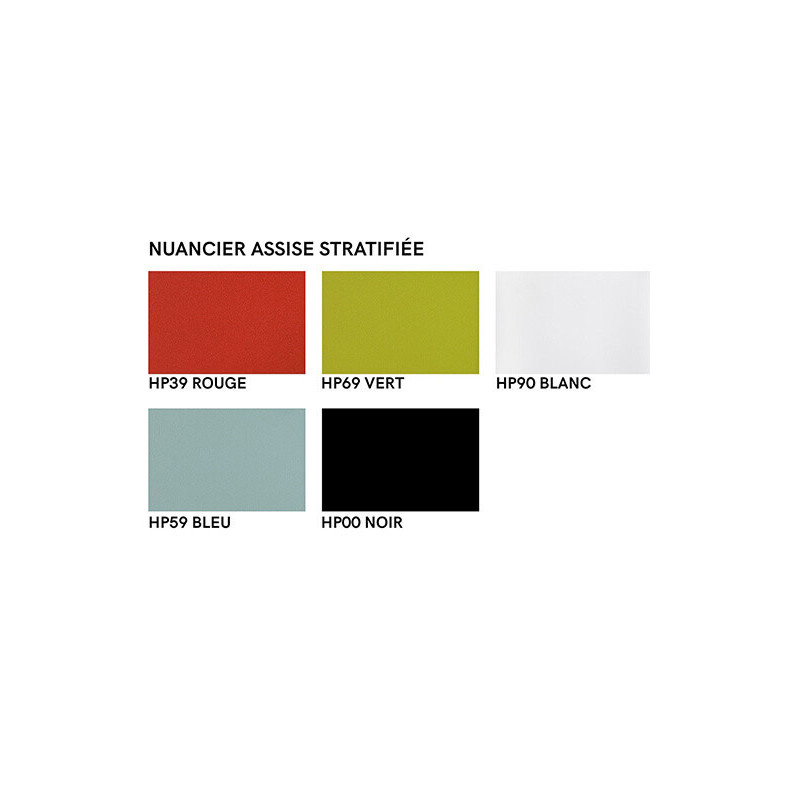 Tabouret Rétro Snack VINTAGE de Style Écolier en Bois et Métal - Le Chaisier