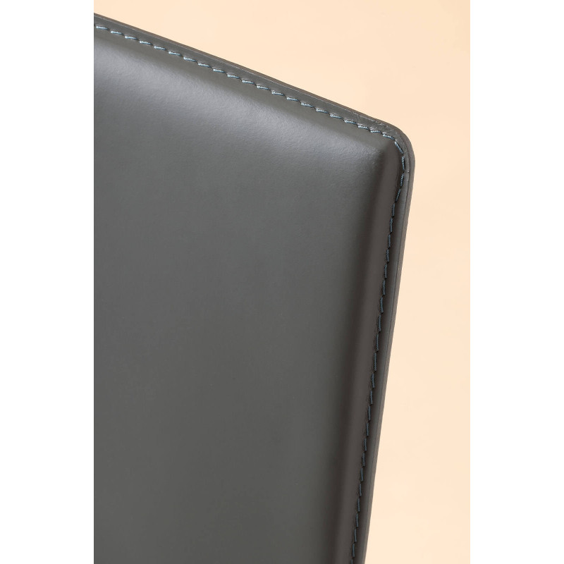 Chaise en Cuir Contemporaine PAOLA - Le Chaisier