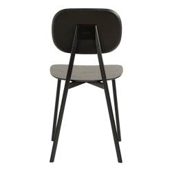 CHAISE CONTEMPORAINE EN BOIS ET MÉTAL TATA