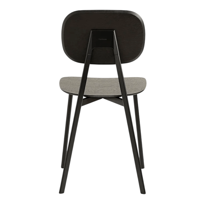CHAISE CONTEMPORAINE EN BOIS ET MÉTAL TATA