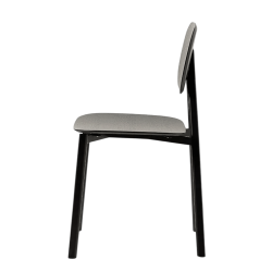 CHAISE CONTEMPORAINE EN BOIS ET MÉTAL TATA