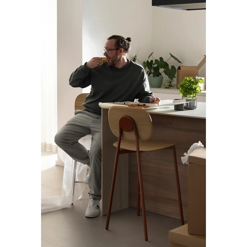 CHAISE DE CUISINE TATA YOUNG BOIS ET MÉTAL