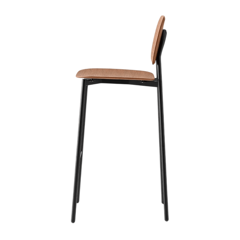 TABOURET CONTEMPORAIN EN BOIS ET MÉTAL TATA YOUNG BOIS