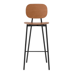 TABOURET CONTEMPORAIN EN BOIS ET MÉTAL TATA YOUNG BOIS