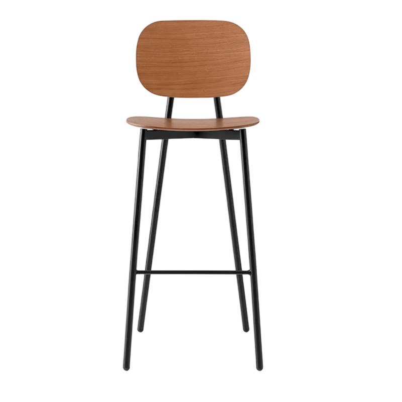 TABOURET CONTEMPORAIN EN BOIS ET MÉTAL TATA YOUNG BOIS