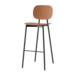 TABOURET CONTEMPORAIN EN BOIS ET MÉTAL TATA YOUNG BOIS