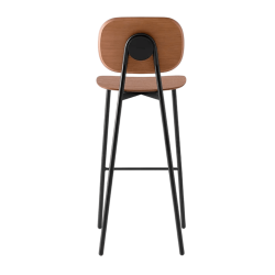 TABOURET CONTEMPORAIN EN BOIS ET MÉTAL TATA YOUNG BOIS