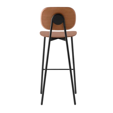 TABOURET CONTEMPORAIN EN BOIS ET MÉTAL TATA YOUNG BOIS