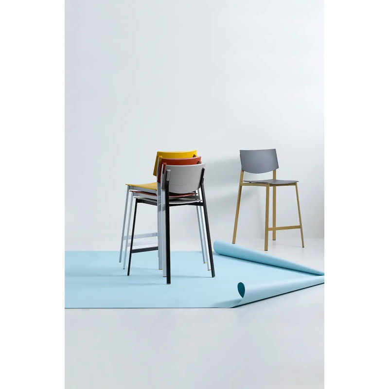 TABOURET D'ÎLOT EN POLYPROPYLÈNE BEBA YOUNG