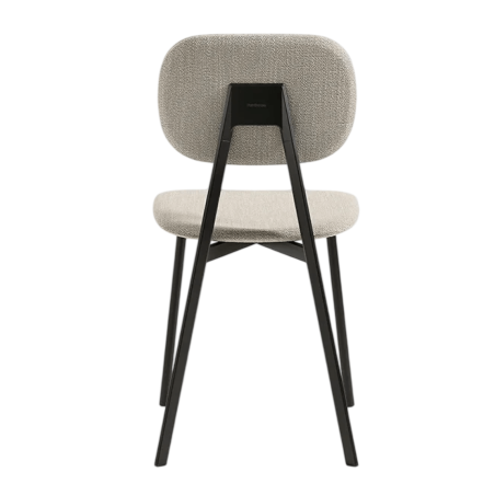 CHAISE VINTAGE EN TISSU TATA