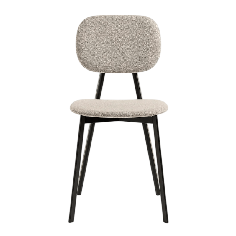 CHAISE VINTAGE EN TISSU TATA