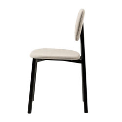 CHAISE VINTAGE EN TISSU TATA