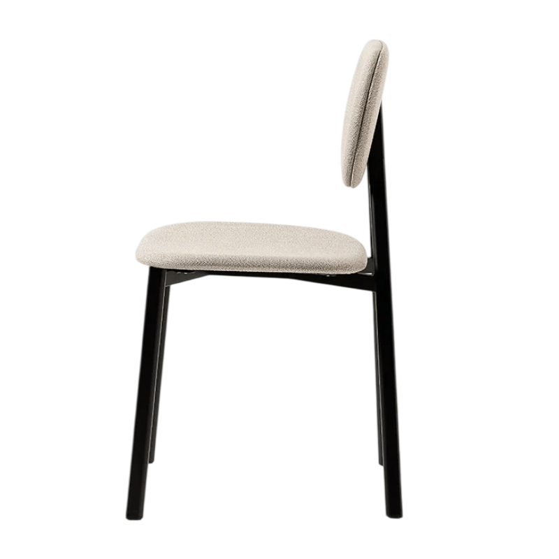 CHAISE VINTAGE EN TISSU TATA