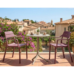 ENSEMBLE NICE - TABLE ET FAUTEUIL DE BALCON