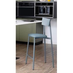 TABOURET DE CUISINE FRANÇAIS EN MÉTAL ANÉMONE SNACK HT 65 CM