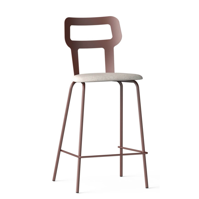 TABOURET DE CUISINE FRANÇAIS EN MÉTAL DIONIS SNACK HT 65 CM