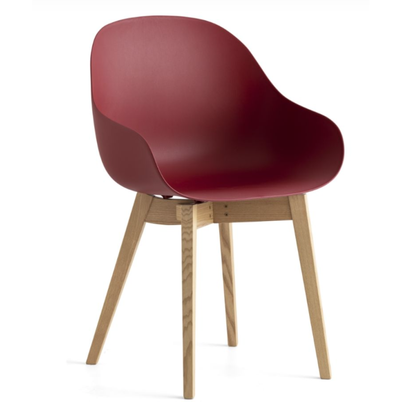 Fauteuil Scandinave en Bois et Polypropylène ACADEMY - Le Chaisier