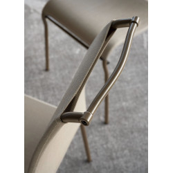 CHAISE CONTEMPORAINE AIR LÉGÈRE EN TOILE BATYLINE