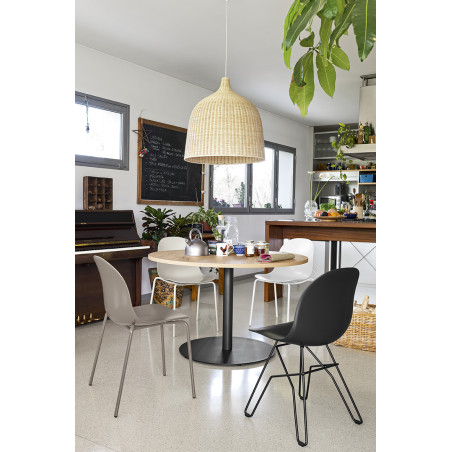 Table Ronde Contemporaine Pieds Tulipe PLANET - Le Chaisier