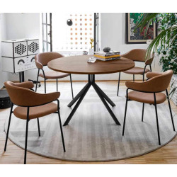 Table Contemporaine GIOVE Ronde Extensible - Stratifié - Le Chaisier