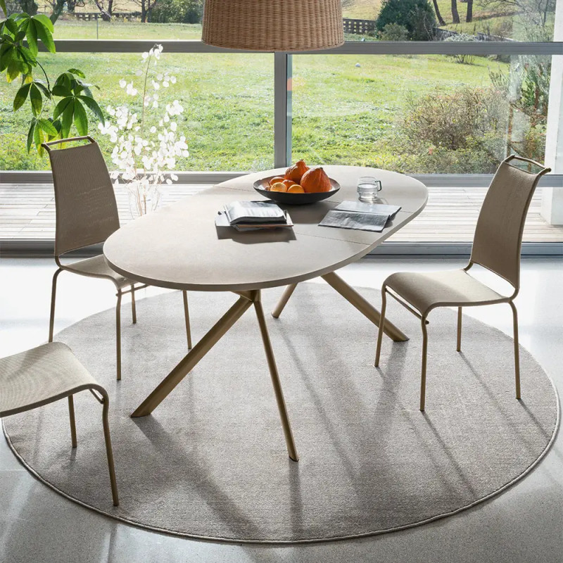 Table Contemporaine GIOVE Ronde Extensible - Stratifié - Le Chaisier