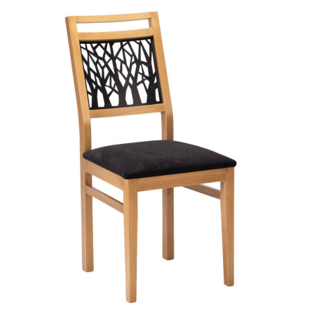 CHAISE CONTEMPORAINE DE SALLE À MANGER BOIS ET MÉTAL FOREST