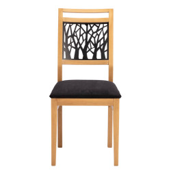 CHAISE CONTEMPORAINE DE SALLE À MANGER BOIS ET MÉTAL FOREST