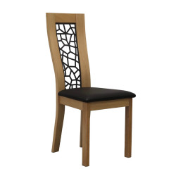 CHAISE FRANÇAISE DE SALLE À MANGER CONTEMPORAINE EN CHÊNE BONNY