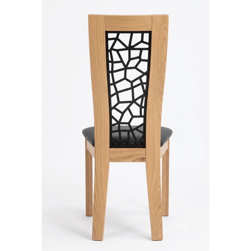 CHAISE FRANÇAISE DE SALLE À MANGER CONTEMPORAINE EN CHÊNE BONNY