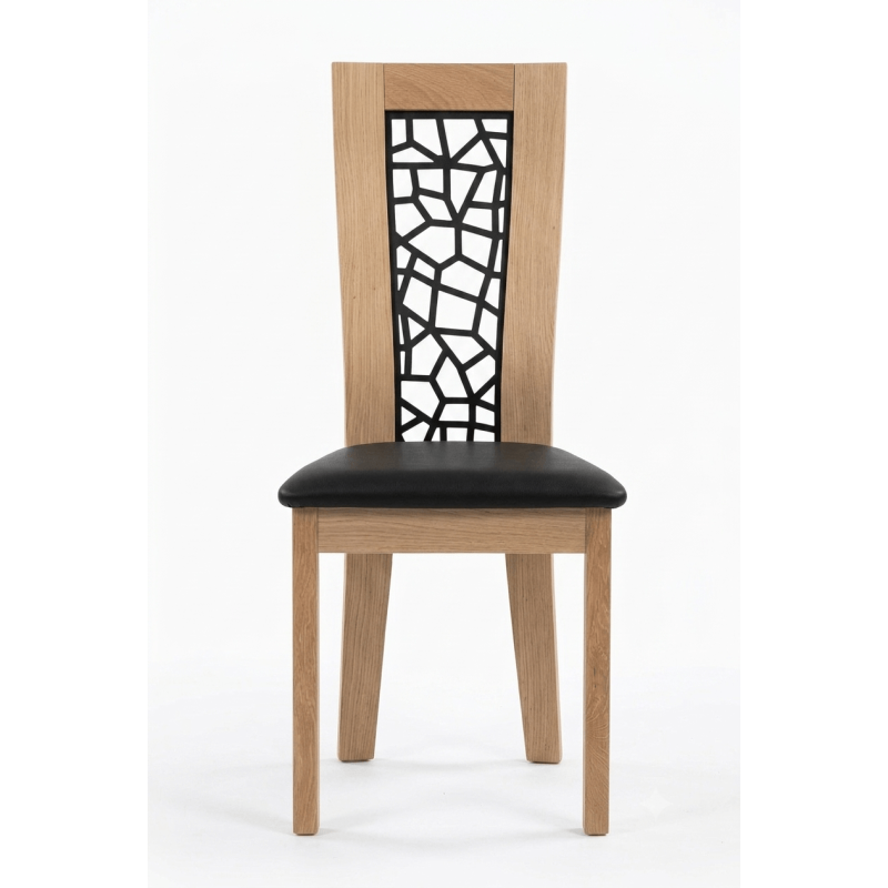 CHAISE FRANÇAISE DE SALLE À MANGER CONTEMPORAINE EN CHÊNE BONNY