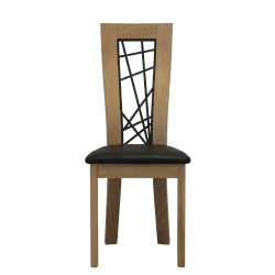 CHAISE FRANÇAISE DE SALLE À MANGER CONTEMPORAINE EN CHÊNE DONNY