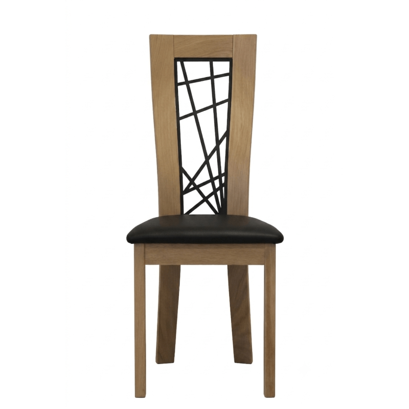 CHAISE FRANÇAISE DE SALLE À MANGER CONTEMPORAINE EN CHÊNE DONNY