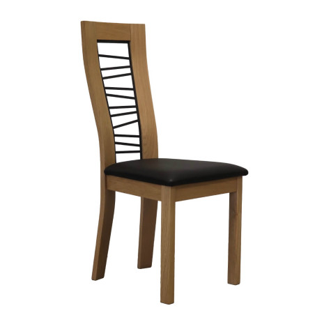 CHAISE FRANÇAISE DE SALLE À MANGER CONTEMPORAINE EN CHÊNE JINNY