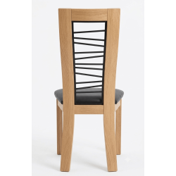 CHAISE FRANÇAISE DE SALLE À MANGER CONTEMPORAINE EN CHÊNE JINNY