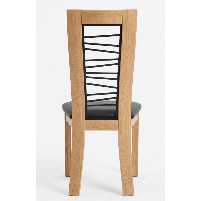 CHAISE FRANÇAISE DE SALLE À MANGER CONTEMPORAINE EN CHÊNE JINNY