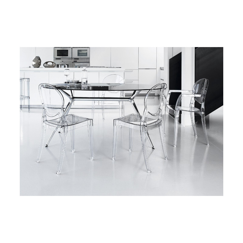Chaise Médaillon en Plexiglas IGLOO - PROMOTION - Le Chaisier