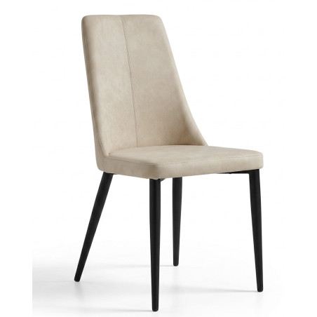 CHAISE DE SALLE À MANGER BETTY EN SIMILICUIR