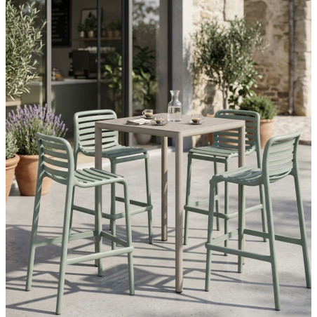 TABLE DE BAR DE TERRASSE PIAVE CARRÉE
